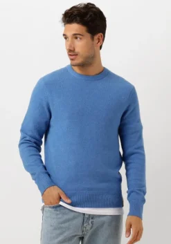 blauwe scotch & soda trui soft knit regular fit sweater