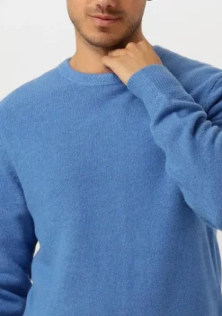 blauwe scotch & soda trui soft knit regular fit sweater