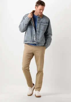 blauwe scotch & soda trui soft knit regular fit sweater