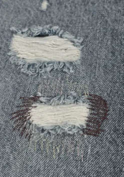 blauwe scotch & soda wide jeans the buzz slim boyfriend jeans - all tied up