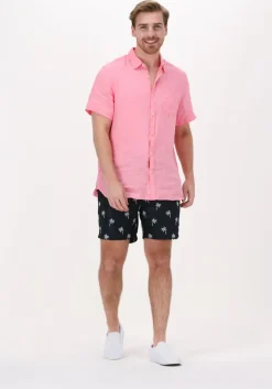 blauwe scotch & soda zwembroeken recycled polyester embroidered swimshort