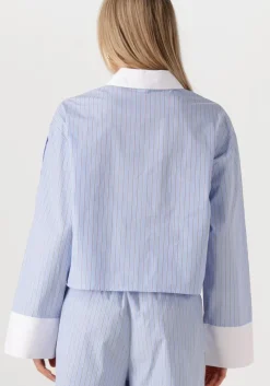 blauwe second female blouses alanis combi shirt