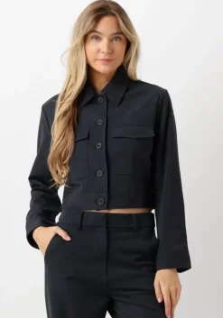 blauwe second female jack costa jacket