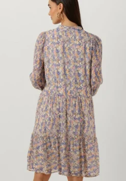 blauwe second female mini jurk poppi dress