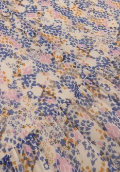 blauwe second female mini jurk poppi dress