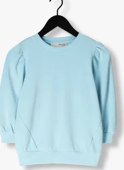 blauwe selected femme top slftenny 3/4 sweat top