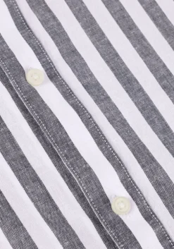 blauwe selected homme casual overhemd slhregnew-linen shirt ss classic