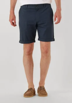 blauwe selected homme korte broek slhslim-luton flex shorts noos