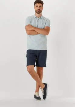 blauwe selected homme korte broek slhslim-luton flex shorts noos