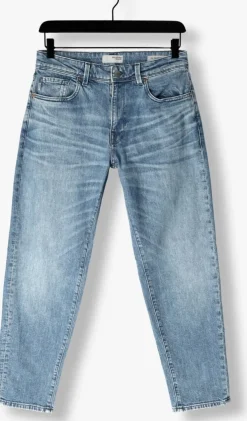 blauwe selected homme straight leg jeans slh180-relaxcrop aldu 6434 m. blue jns