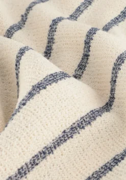 blauwe selected homme t-shirt slhdjango stripe ss o-neck tee