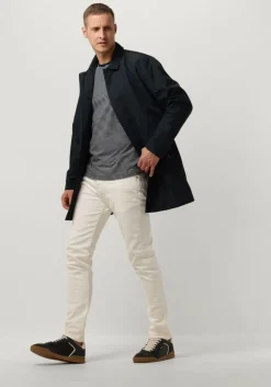 blauwe selected homme t-shirt slhaspen stripe ss o-neck tee noos