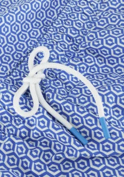 blauwe shiwi zwembroeken men mike swim shorts 7 inch geo tile