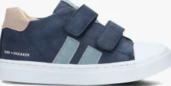 blauwe shoesme lage sneakers sh24s005
