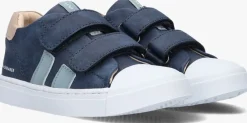 blauwe shoesme lage sneakers sh24s005