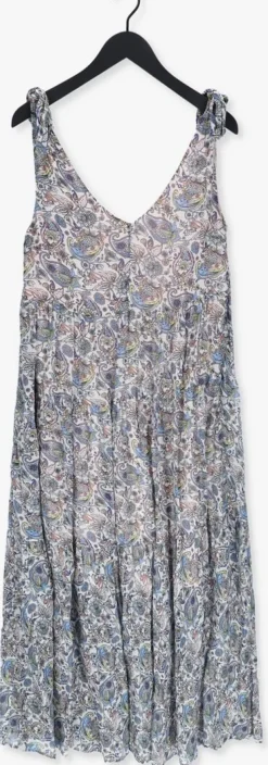 blauwe silvian heach maxi jurk uteol