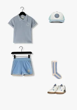 blauwe sproet & sprout polo terry polo sproet