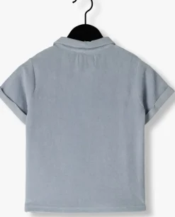 blauwe sproet & sprout polo terry polo sproet