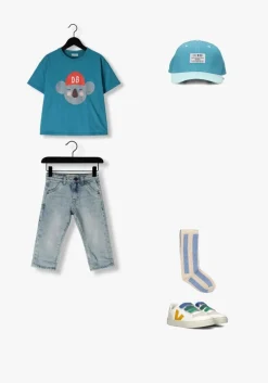 blauwe sproet & sprout sokken socks stripes