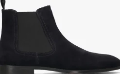 blauwe stefano lauran chelsea boots sl124h500