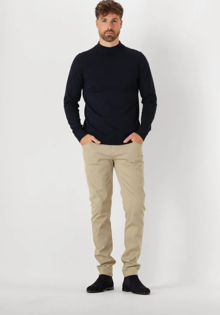 blauwe stefano lauran chelsea boots sl124h500