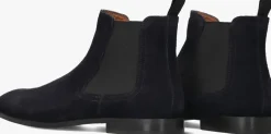 blauwe stefano lauran chelsea boots sl124h500