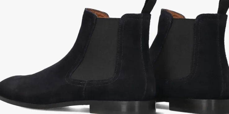 blauwe stefano lauran chelsea boots sl124h500