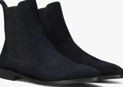 blauwe stefano lauran enkellaarsjes s3283