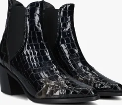 blauwe stefano lauran enkellaarsjes s3297