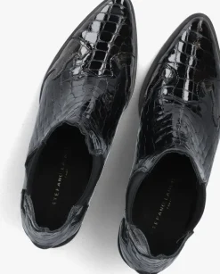 blauwe stefano lauran enkellaarsjes s3297