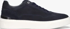 blauwe stefano lauran lage sneakers star 001