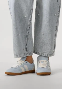 blauwe stefano lauran lage sneakers 1white101