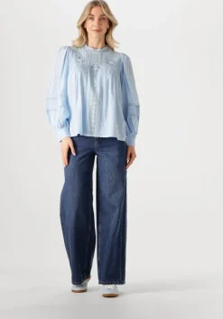 blauwe stefano lauran lage sneakers 1white101