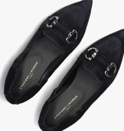 blauwe stefano lauran loafers s3296