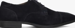blauwe stefano lauran nette schoenen stefano lauran veter