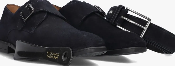 blauwe stefano lauran nette schoenen 84702
