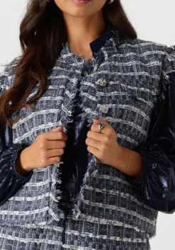 blauwe studio amaya gilet semmy