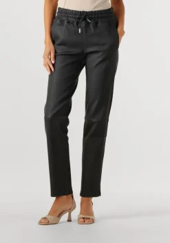 blauwe studio ar wijde broek nora stretch plonge