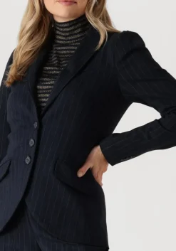 blauwe summum blazer blazer punto vintage stripe
