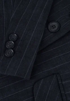 blauwe summum blazer blazer punto vintage stripe