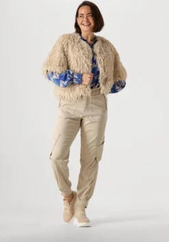 blauwe summum blouses blouse two tone print