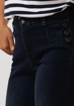 blauwe summum flared jeans flared jeans boom stretch denim