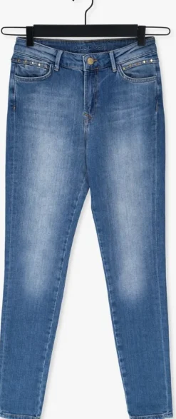 blauwe summum skinny jeans skinny jeans soft cotton indig