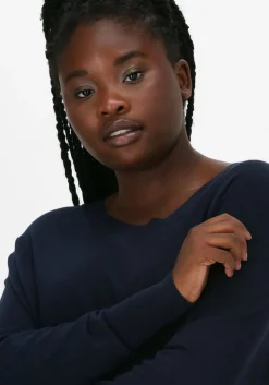 blauwe summum top oversized sweater basic knit