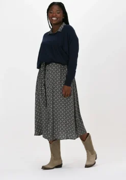 blauwe summum top oversized sweater basic knit