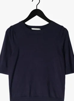 blauwe summum top short sleeve sweater