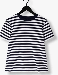 blauwe summum t-shirt short sleeve top classic cotton tee