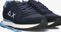 blauwe sun68 lage sneakers tom solid