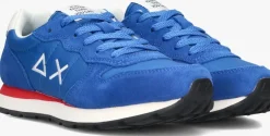 blauwe sun68 lage sneakers boys tom solid
