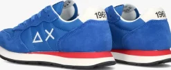 blauwe sun68 lage sneakers boys tom solid